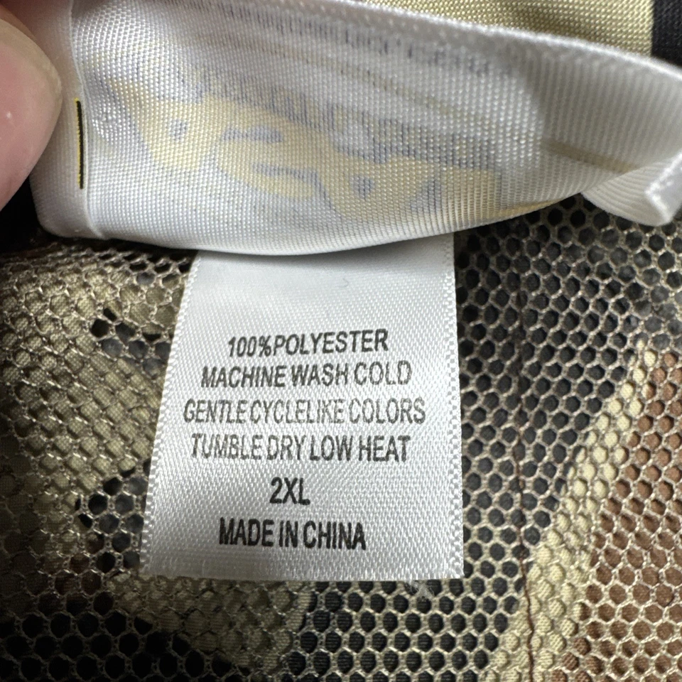 Men's 2XL ASAT Camo 3D Leafy Mesh Hunting Ghillie Outer Layer Top Jacket Shirt - Image 4 of 4