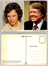 President Jimmy Carter & Rosalynn Inauguration 1977 Continental Card B6455