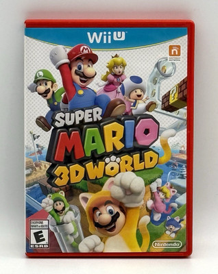 Super Mario 3D World Nintendo Wii U Game With Case No Manual