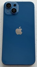 Apple iPhone 13 Back Housing Frame w Charging Port  Parts OEM Pull Grade B Blue