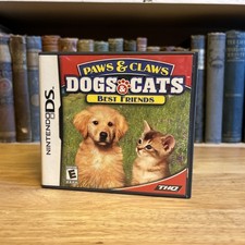 Nintendo DS Paws  Claws Dogs  Cats Best Friends Case And Manual Only 2006