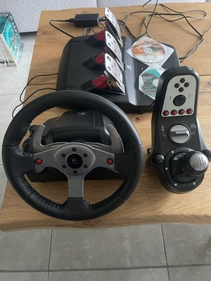 Logitech G25 Lenkrad mit Pedalen und H-Shifter sehr guter Zustand