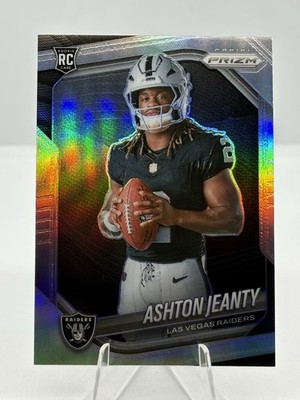 2025 Panini Prizm Ashton Jeanty Silver Prizm Variation Rookie RC  #421