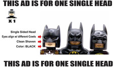 ONE Custom Head on Real LEGO  - FITS ALL BATM...