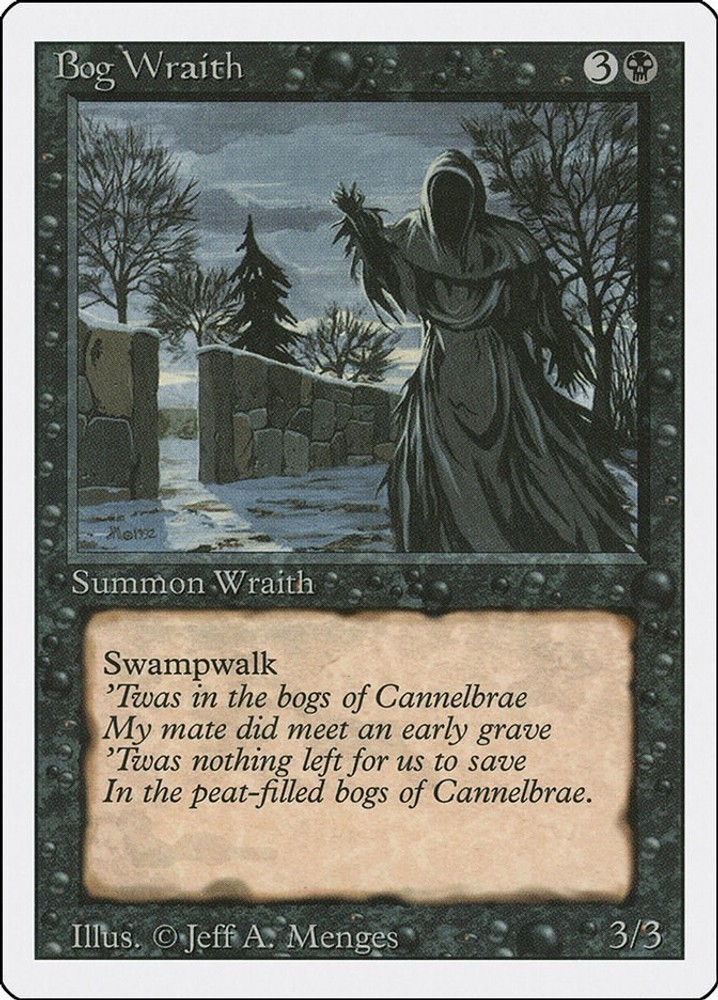 Bog Wraith Normal [3ED - 96] MP MagicRevised Edition
