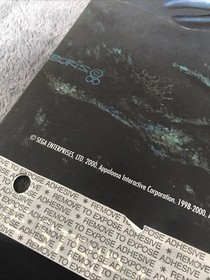 Ecco The dolphin Standee Store Display Promo Sega Dreamcast Genesis Cutout 2000