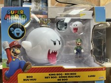 6" KING BOO Super Mario Figure Set Glow-In-Dark Boos  Luigi