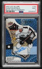 2021-22 Allure Rookies Blue Line 30/35 Quinton Byfield #150 PSA 9 MINT Auto s4p