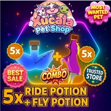 🐎 Ride Potion + Fly Potion Combo–| Fast Delivery| Trusted Store!!