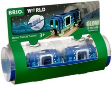 Brio World Metro Train  Tunnel Wooden Rail Toy 33970 New From Japan w/Tracking
