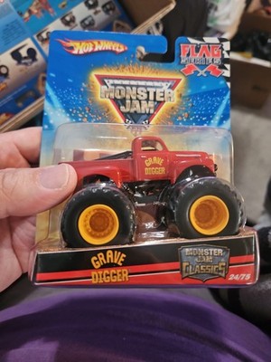 Hotwheels Monster Jam ''Grave Digger'' Flag Series 24/75 Monster Jam Classic(2009)