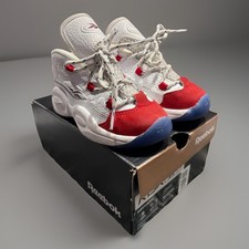 REEBOK QUESTION MID INFANT/TODDLER AI Allen Iverson Red A D White Child Size 9