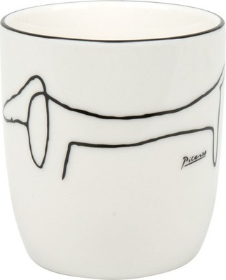 KÖNITZ 1172682770 Becher PICASSO - Le Chien (Der Hund) - 200 ml aus New Bone ...
