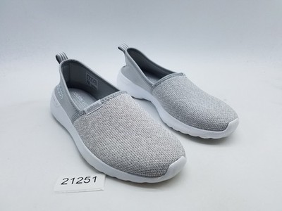 Adidas Lite Racer Neo Cloudfoam Memory Women's Size 6 Slip On Shoes Gray