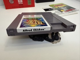 Alfred Chicken Nintendo Entertainment System NES Complete CIB +Protective Case