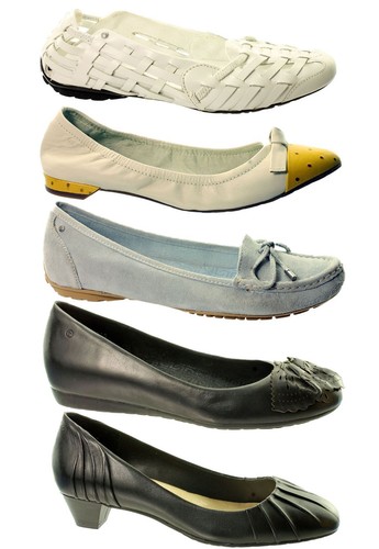 Rockport Damenschuhe/flache ~ verschiedene Stile ~ UVP £30-£40 ~ VERKAUF ~ LEDER ~ MV6 - Bild 1 von 26