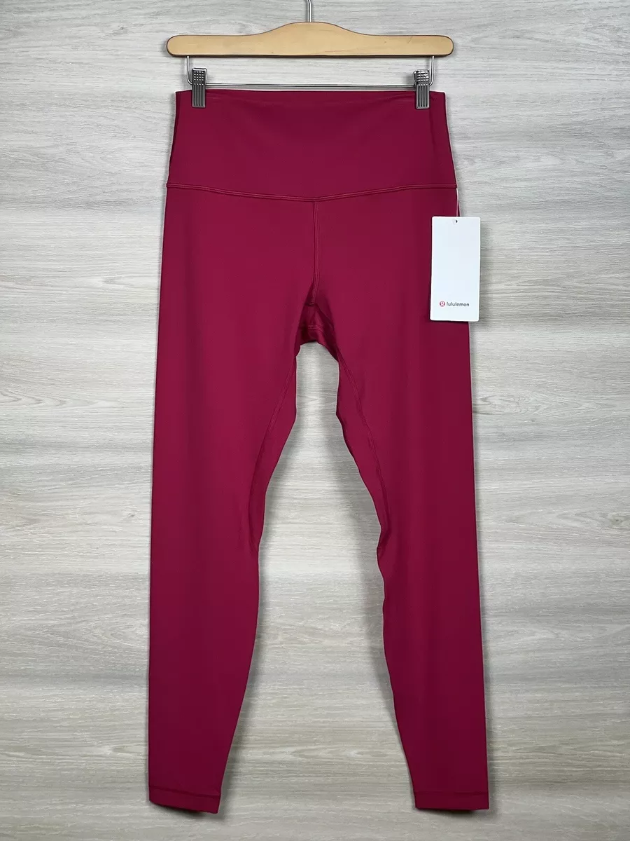 Lululemon Align HR Pant 28” *Nulu Size 10 Ruby Red RUBR 53034