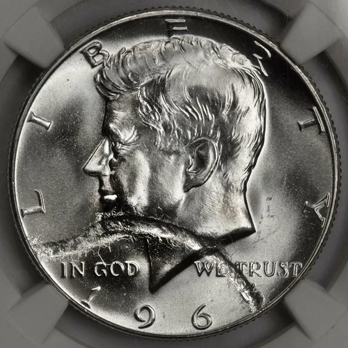 1965 NGC MS67 Struck Thru Twine Kennedy Half Dollar Mint Error High End Coin