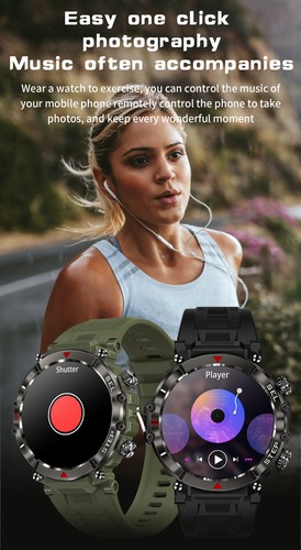 Men Sports Smart Watch Outdoor lP67 Waterproof Fitness Tracker Smartwatch - 第 6/15 張圖片