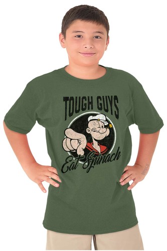 Tough Guys Attitude Workout Dad Father Gift Boys Graphic Tees Youth T Shirts - Picture 6 of 8