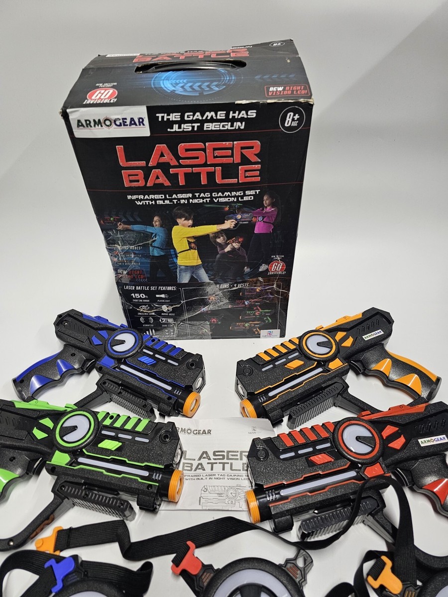 ArmoGear Laser Tag Guns & Vests Set of 4 818907029044| eBay
