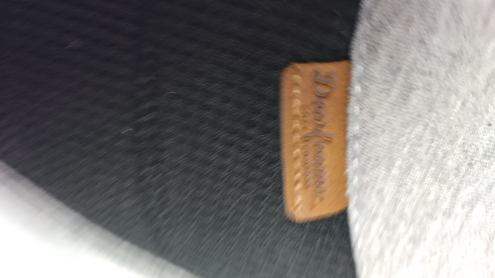 SAOLA Dearfoams Ciabatte Uomo Nero Rilegato Scuff Taglia XL 13 14 Night Wear Suola Cuscino