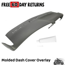 Molded Dash Cover Overlay Painted Abs For Silverado Sierra 1999-2006 Dark Grey