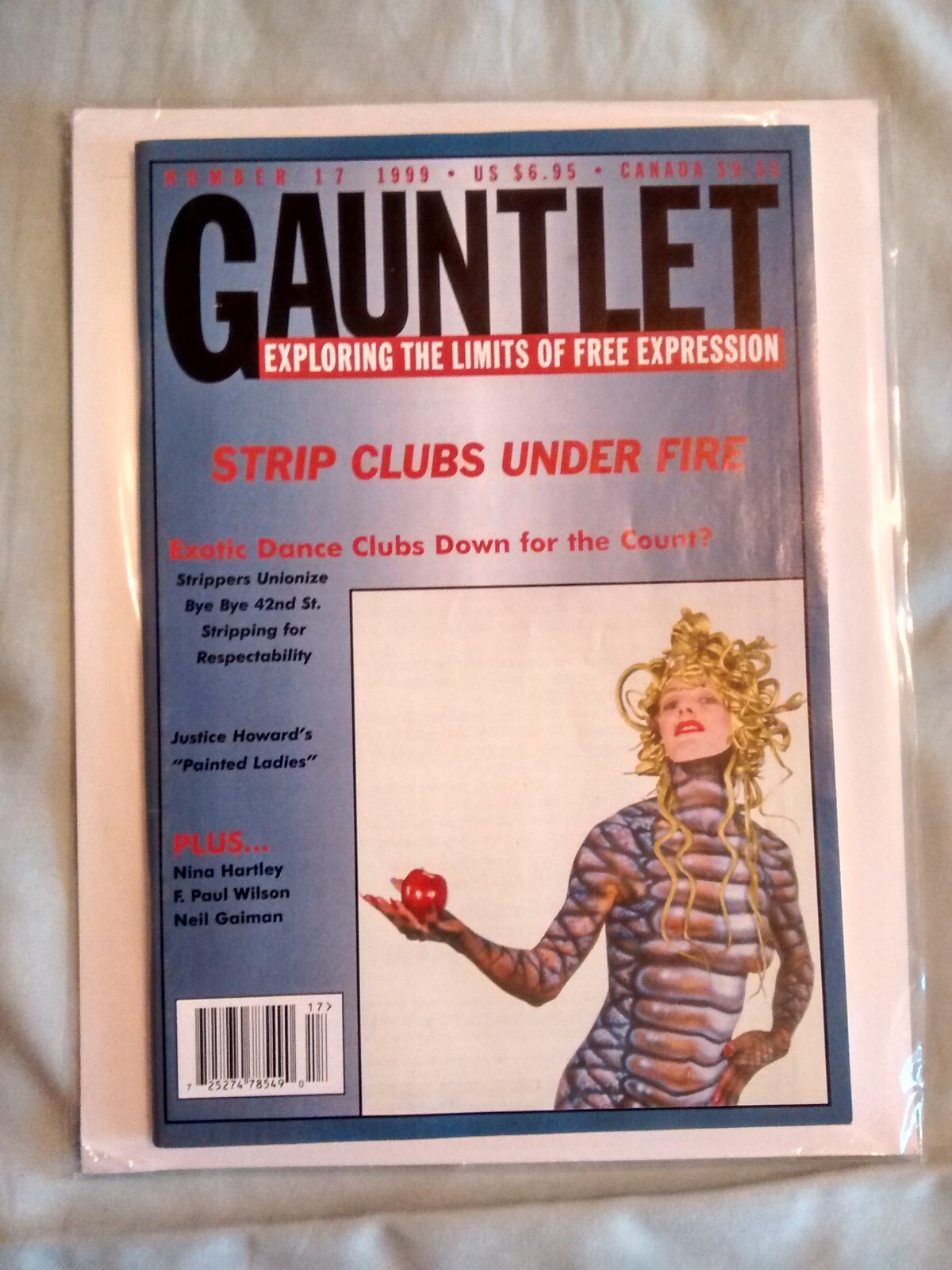 Neil Gauntlet GAUNTLET #17- Justice Howard*F. Paul Wilson*Nina Hartley*Neil Gaiman ...