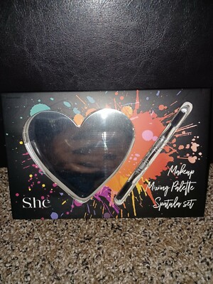 Professional Makeup Mixing Heart Palette Stainless Metal