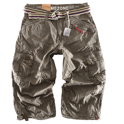 Timezone Herren  Bermuda Shorts 3/4  Miles TZ 4064 olive green Größen wählbar