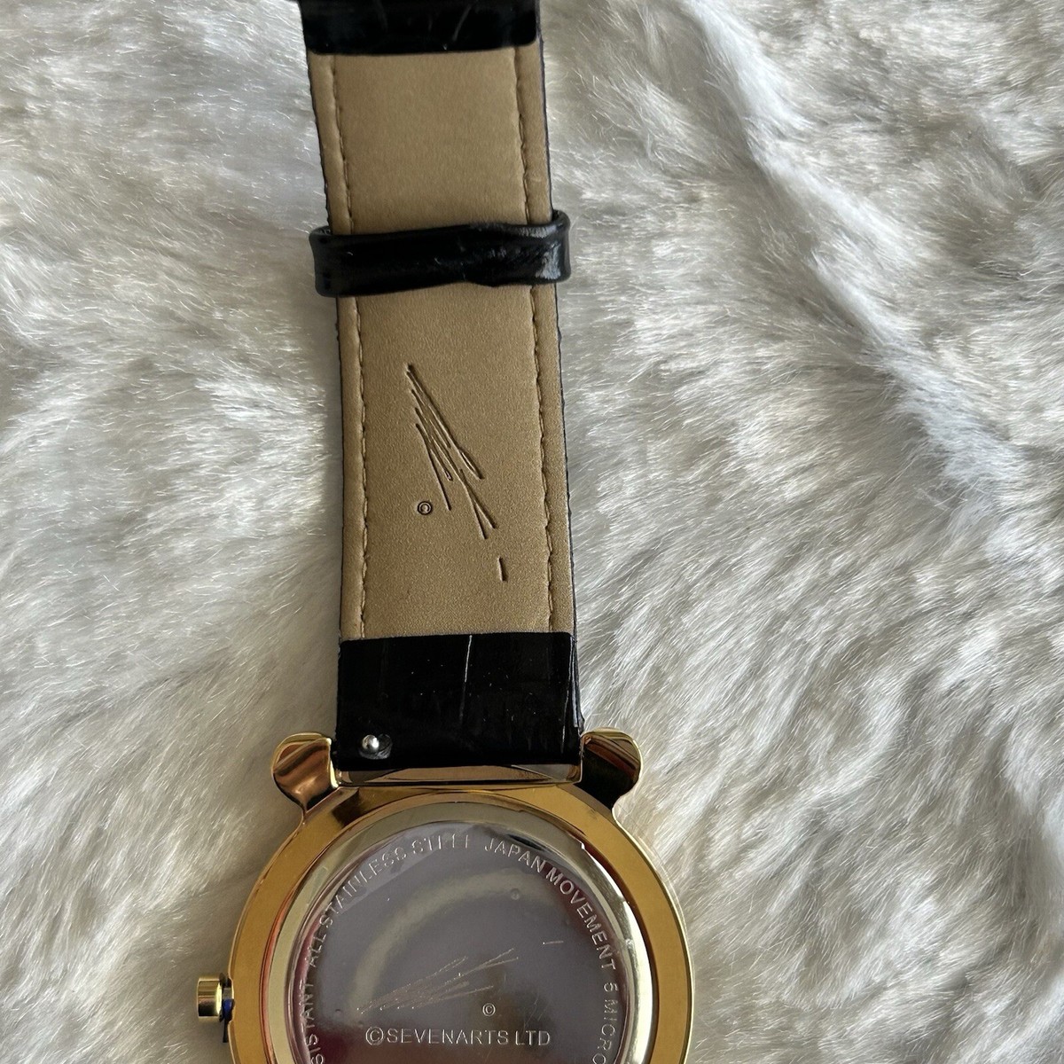 Sevenarts Ltd Erte\' Women\'s gold faced watch with Pearl band VERY RARE Sevenarts Ltd. XW1000 Erté  main image 4