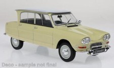 White Box 1:24 Citroen AMI 6 1961 - yellow/white