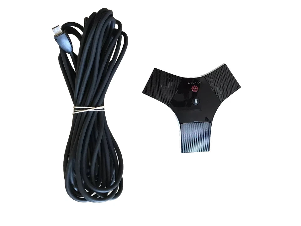 MICPOD Polycom HDX con cable de 7,6 M, P/N 2215-23327-001 Foto 3 de 4