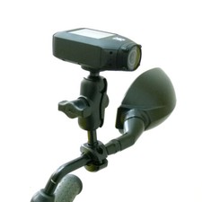 Motorcycle Bike Moped Scooter Mirror Camera Mount for Drift Ghost & Contour