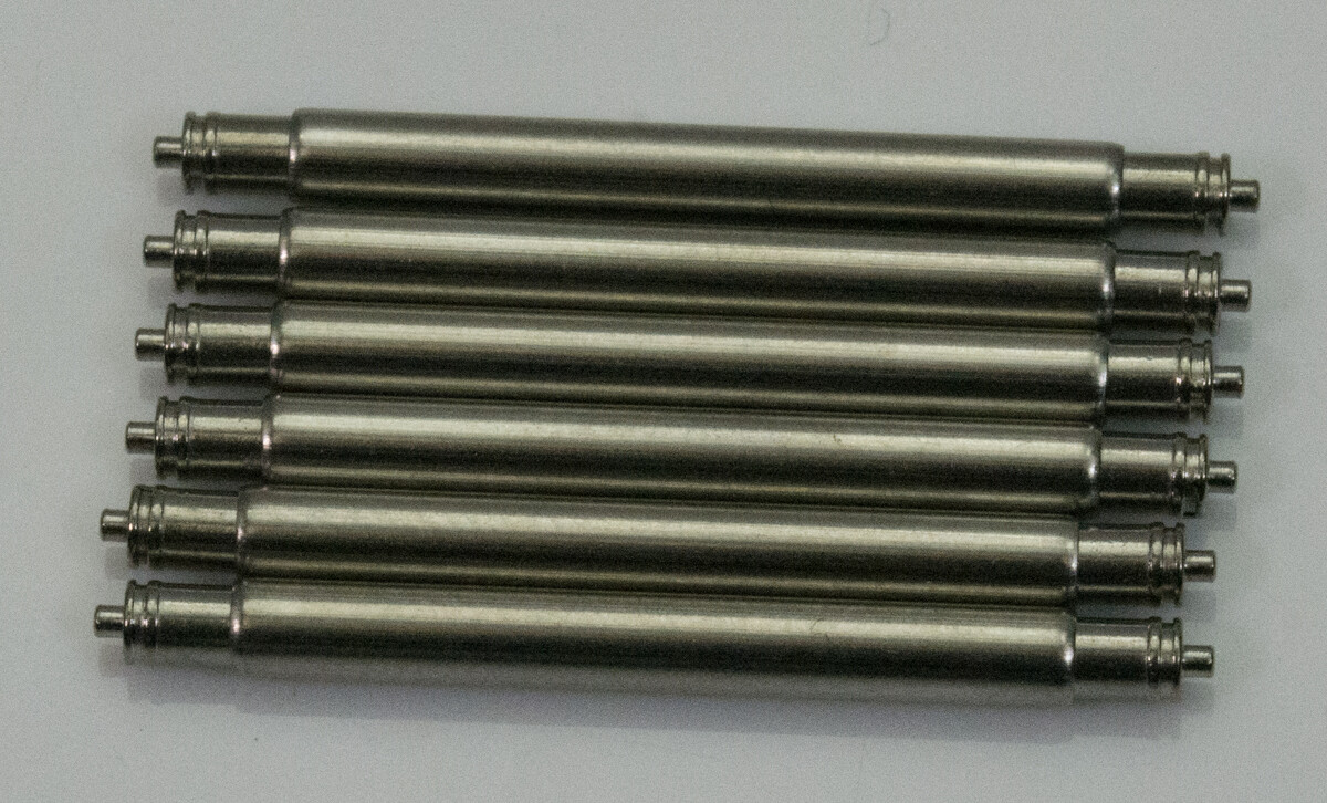 Cinturino Sostitutivo Robusto 2 Cinturini Per Orologio In Acciaio Spesso 2.5 Mm - Barre A Molla Extra Resistenti Fat Boy XL | Strapsonly 2 Cinturini Orologio Acciaio Inox 2.5mm Barre A Molla - Foto 4