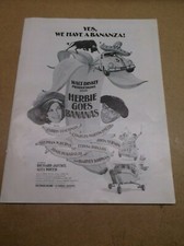 HERBIE GOES BANANAS(1980)CLORIS LEACHMAN ORIGINAL PRESSBOOK & AD PAD NICE!