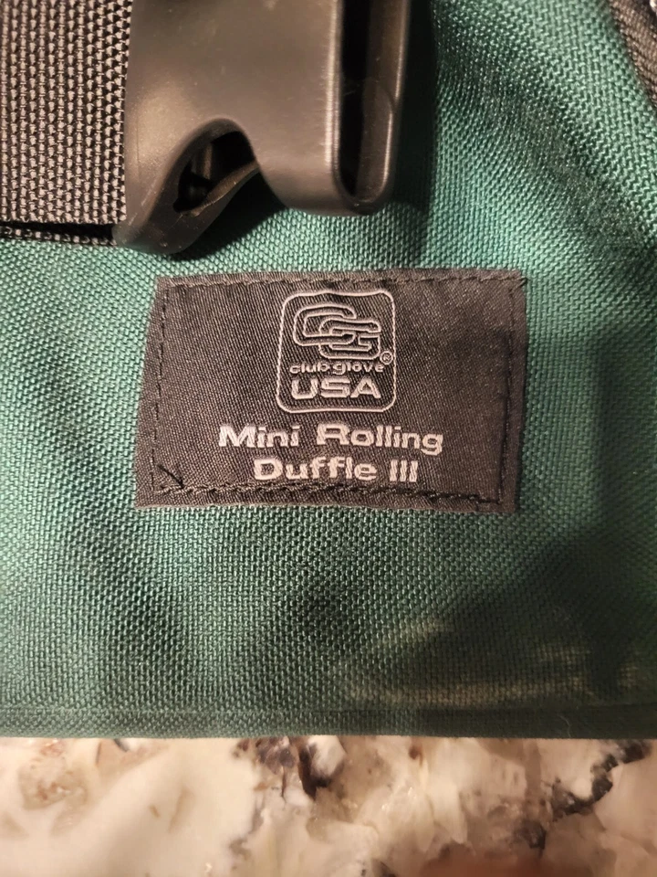 NWT! Club Grove Mini Duffle III CorDura Fabric Rolling Travel Bag Golf READ - Image 3 of 4