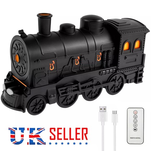 Steam Train Essential Oil Diffuser with Light 300ml-Humidifier Quiet Auto Off UK - Picture 2 of 11