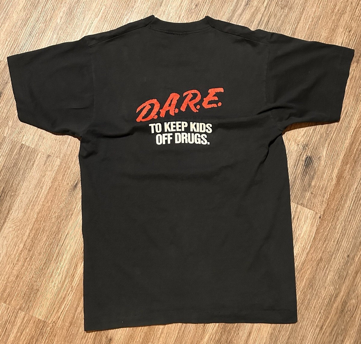Vintage DARE Program T Shirt To Keep Kids Off Drugs Made in USA 
