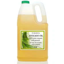 7 lb /1 GALLON/128 OZ ORGANIC COLD PRESSED AVOCADO OIL 