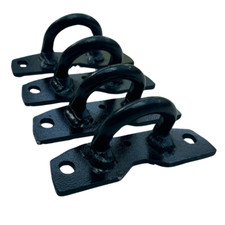 Heavy Duty Bolt On D Ring Tie Downs for Shipping Containers Lashing Rings 4 Pack