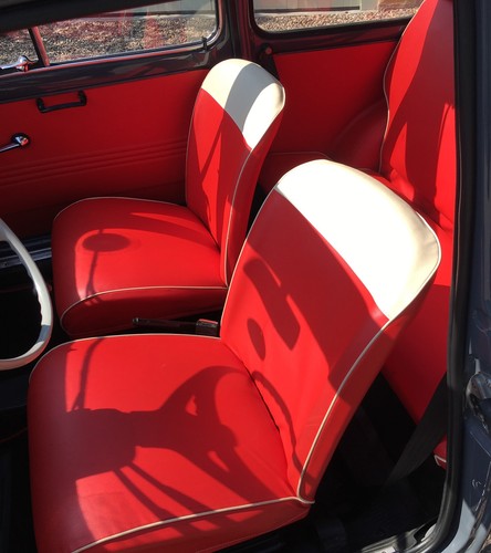 Fiat 500 F - Round speedo model. Low mileage 27500 and stunning!! - Picture 7 of 12