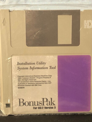 14 SEALED 3.5'' FLOPPIES, IBM OS/2 Ver3  for Windows & OS/2 applications READ PLS