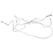 Classic Tube Brake Line Kit Complete Original Steel Power Disc For 8" Axle Mu...