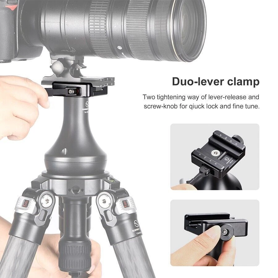 SUNWAYFOTO  Arca Swiss/RRS QR Quick Release Clamp Dovetail to Picatinny Adapter - Image 2 of 4