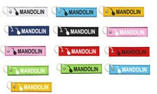 Porte cles clefs mandoline instrument musique moto original homme femme