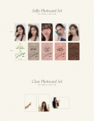 GFRIEND YERIN 2023 WELCOMING KIT / Calendar+Diary+8 Card+Poster+