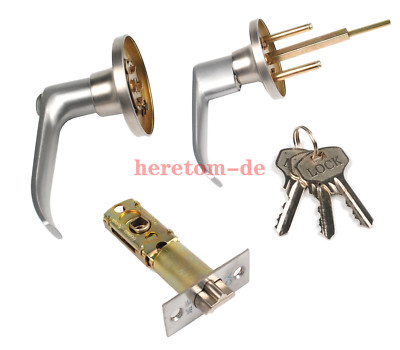 Door Knob Set Handle Lock Privacy & Entrance & Passage Stainless Steel Bathroom
