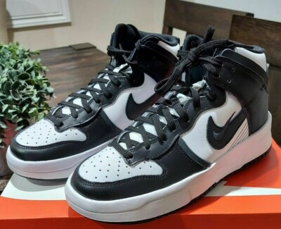 Nike Wmns Dunk High Up Sneaker Panda Black White New Womens 10.5