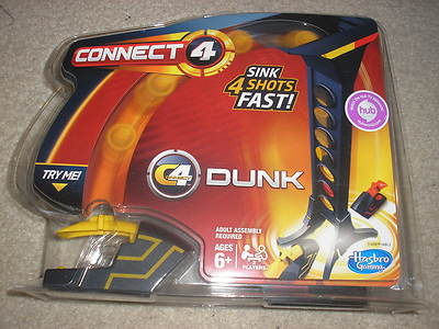 Hasbro Connect 4 Dunk – Gioco Di Strategia Verticale Con Catapulta, Sfida A 2 Giocatori, Versione Riveduta E Correzzata Di Forza 4